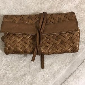 Cole Haan leather jewelry Tavel case